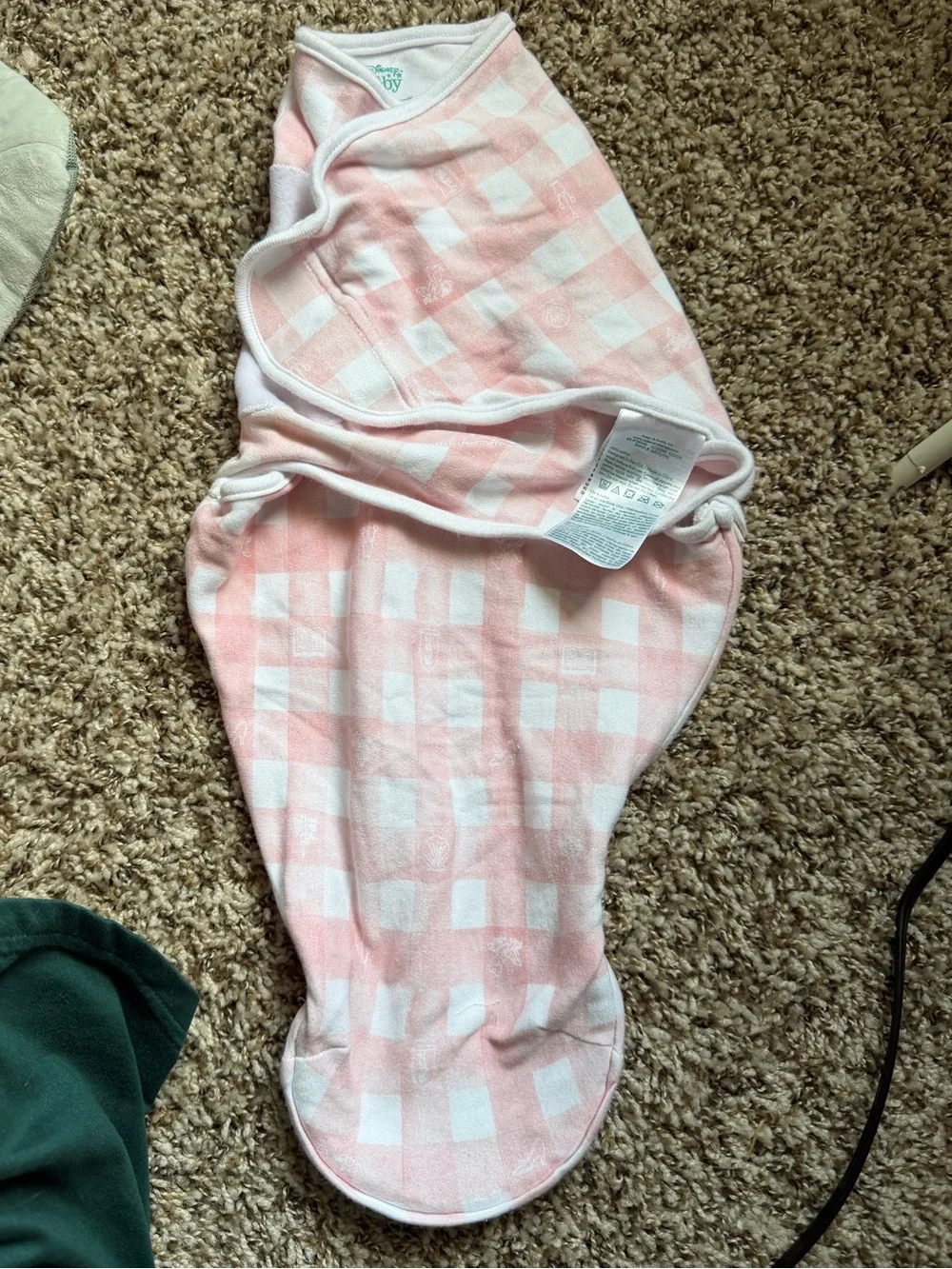 3 pack aden + anais Disney princess swaddles 0-3mo